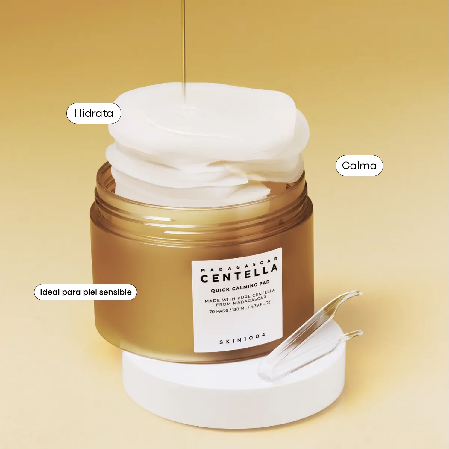 SKIN1004 MADAGASCAR CENTELLA QUICK CALMING PAD (ALMOHADILLAS CALMANTES PARA CUIDADO DIARIO)